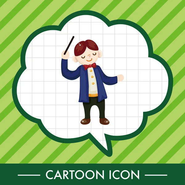 karakter müzisyen orkestra şefi Tema öğeleri