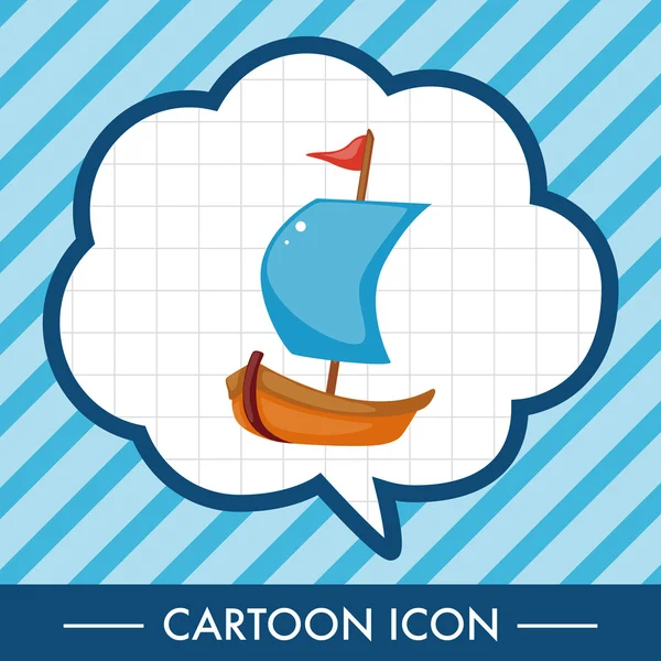 Ulaşım tekne Tema öğeleri