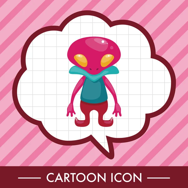 Boşluk uzaylı Tema öğeleri vektör, eps