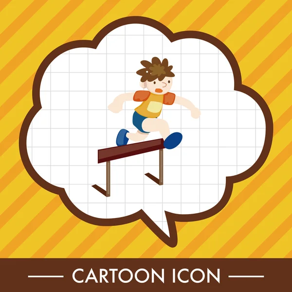 Atletizm sporcular Tema öğeleri vektör, eps