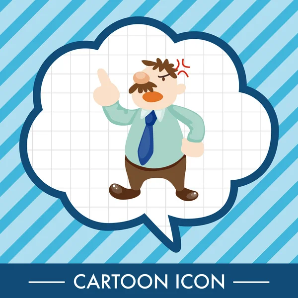 Ofis çalışanları kızgın Tema öğeleri 