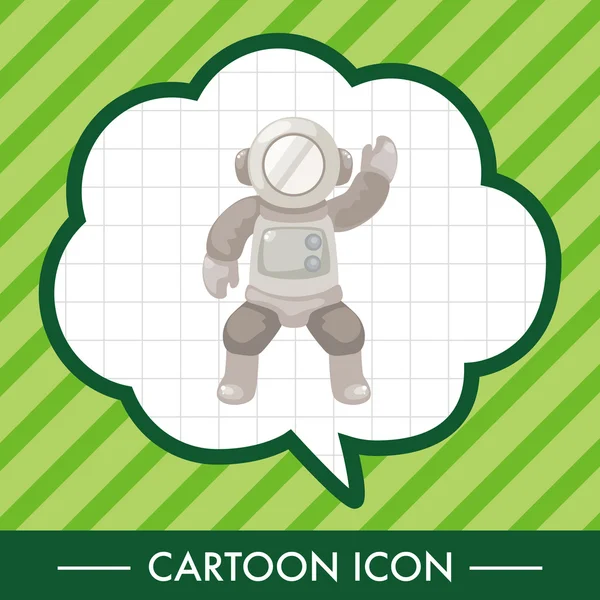 Spaceman Tema öğeleri vektör, eps