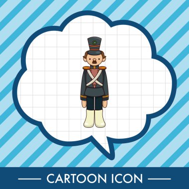 Oyuncak askerler Tema öğeleri vektör, eps