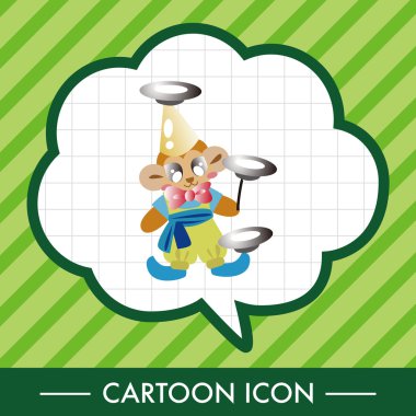 sirk palyaço Tema öğeleri