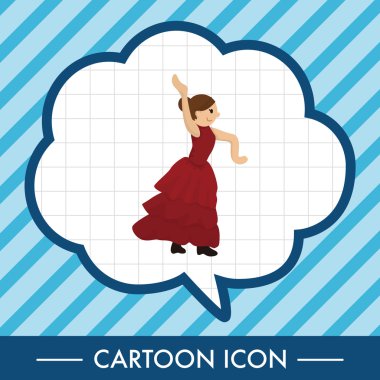 dansçı Tema öğeleri vektör, eps