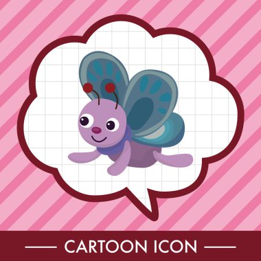 Kelebek Tema öğeleri vektör, eps