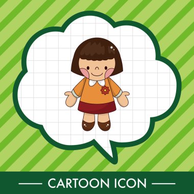 Öğrenci karikatür Tema öğeleri vektör, eps