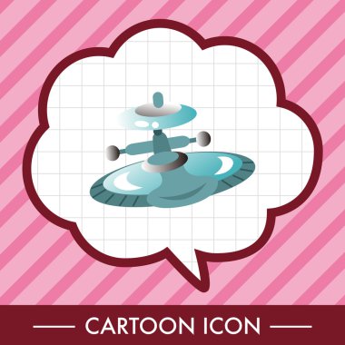 Uzay ufo Tema öğeleri