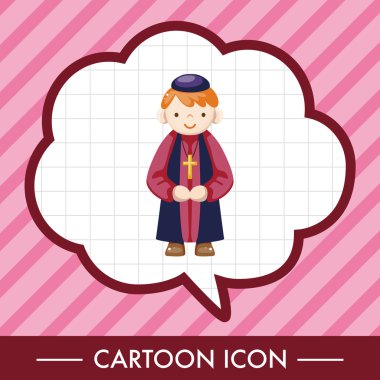 Papaz ve rahibe Tema öğeleri