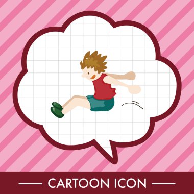 Atletizm sporcular Tema öğeleri vektör, eps