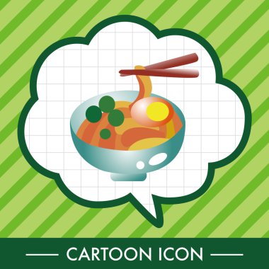 Japon yemek teması unsurları