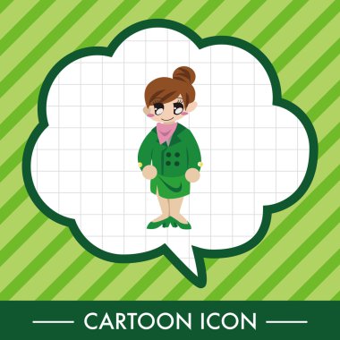 Uçuş görevlileri Tema öğeleri vektör, eps