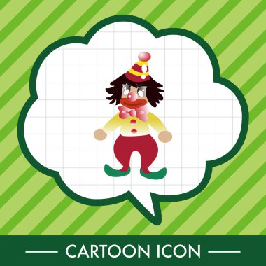 Palyaçolar Tema öğeleri vektör, eps