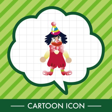 Palyaçolar Tema öğeleri vektör, eps