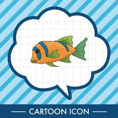 Balık Tema öğeleri vektör, eps