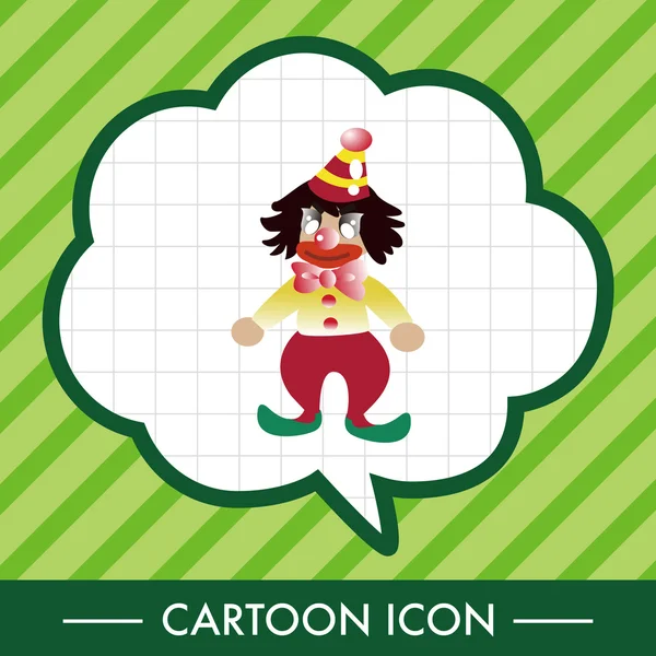 Palyaçolar Tema öğeleri vektör, eps