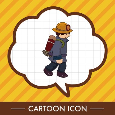 itfaiyeci Tema öğeleri vektör, eps