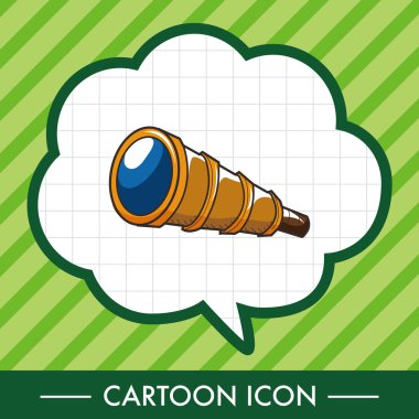 korsan teleskop Tema öğeleri