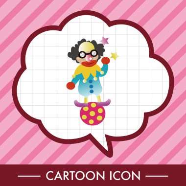 sirk palyaço Tema öğeleri