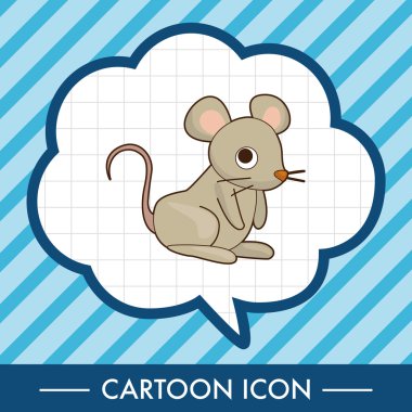 hayvan fare çizgi film Tema öğeleri