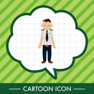 Kaptan Tema öğeleri vektör, eps