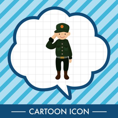 Polis Tema öğeleri vektör, eps