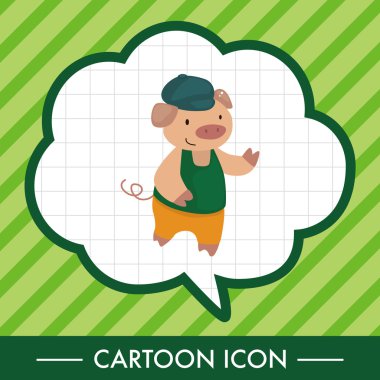 Üç küçük domuz Tema öğeleri