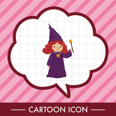 çizgi film Tema öğeleri cadı