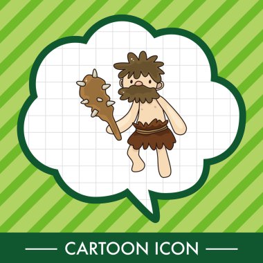 mağara adamı Tema öğeleri