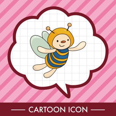 Arı çizgi film Tema öğeleri