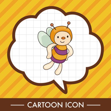 Arı çizgi film Tema öğeleri