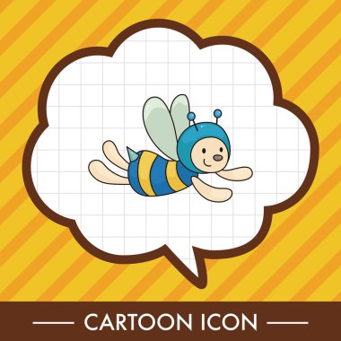 Arı çizgi film Tema öğeleri