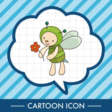 Arı çizgi film Tema öğeleri