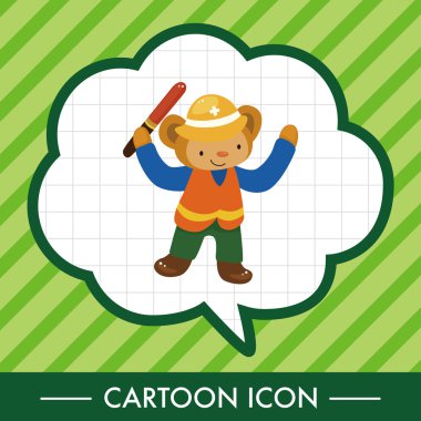 hayvan maymun alt çizgi film Tema öğeleri