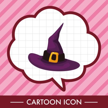 şapka Tema öğeleri cadı