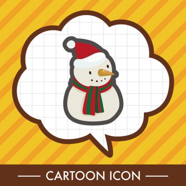 kardan adam çizgi film Tema öğeleri