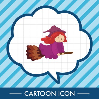 çizgi film Tema öğeleri cadı