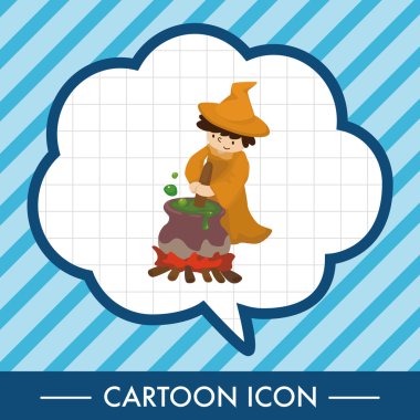 çizgi film Tema öğeleri cadı