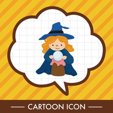 çizgi film Tema öğeleri cadı