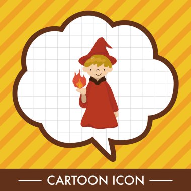 çizgi film Tema öğeleri cadı