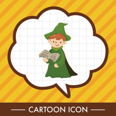 çizgi film Tema öğeleri cadı