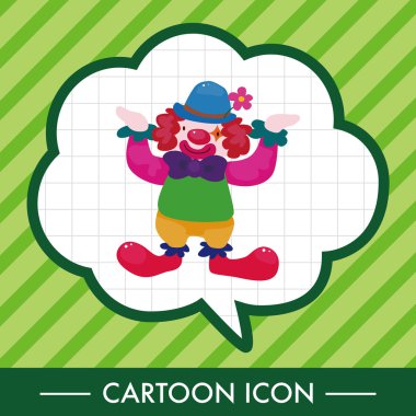 sirk palyaço Tema öğeleri