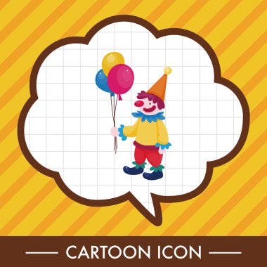 sirk palyaço Tema öğeleri