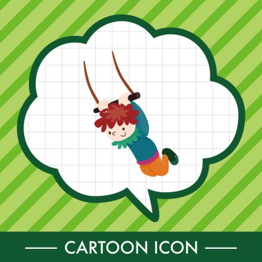 sirk uçan trapez Tema öğeleri