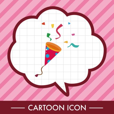 Doğum günü şerit Tema öğeleri