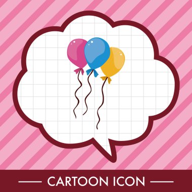 doğum günü balon Tema öğeleri