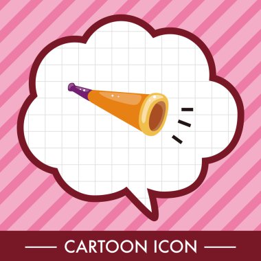 doğum günü boynuz Tema öğeleri