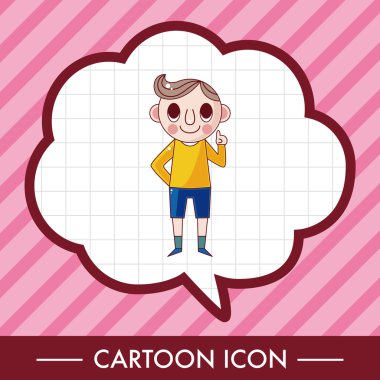 Aile çocuk karakter Tema öğeleri