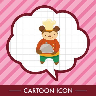 hayvan maymun Şef çizgi film Tema öğeleri