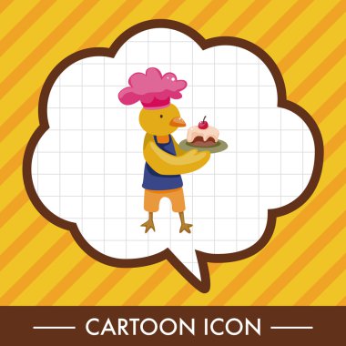 hayvan Şef çizgi film Tema öğeleri